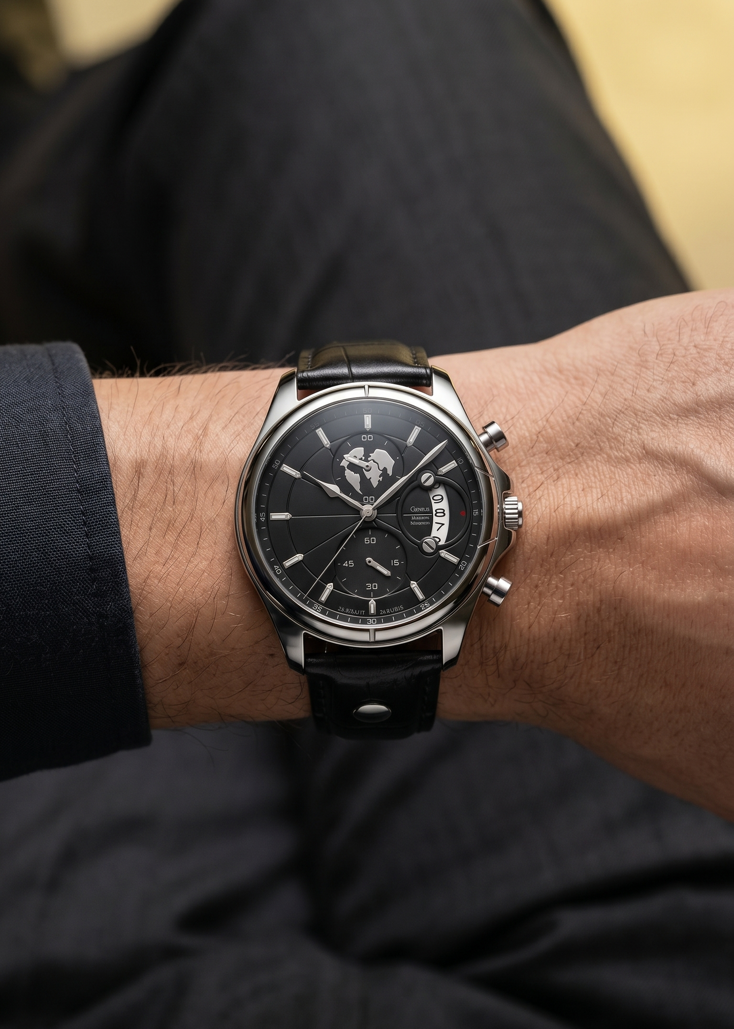 The Meridian Chronograph Onyx